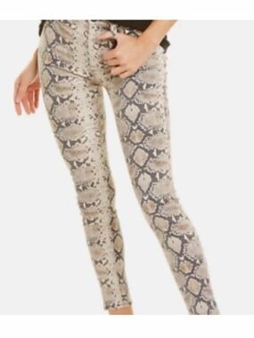 HUDSON Barbara Skinny Jeans Python
